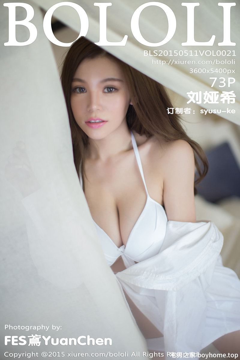 [BoLoli波萝社] Vol.021 嫩模刘娅希泳池边粉红比基尼秀完美身材迷人豪乳